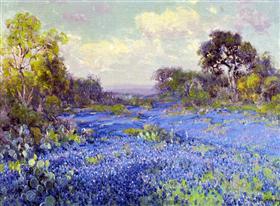 Onderdonk_-_blue-bonnets-at-late-afternoon-1915