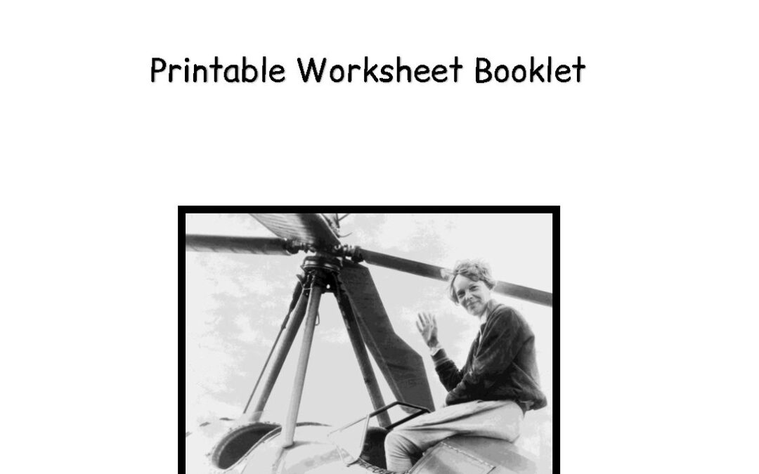 Amelia Earhart Worksheets