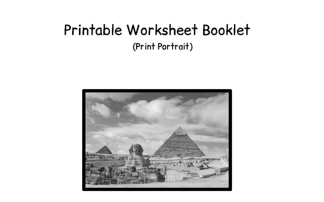 Ancient Egypt Worksheets