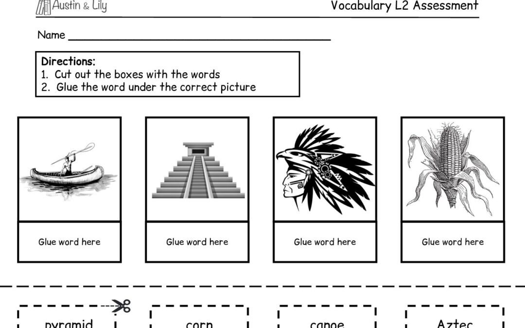 Aztecs L1 Landscape Worksheets