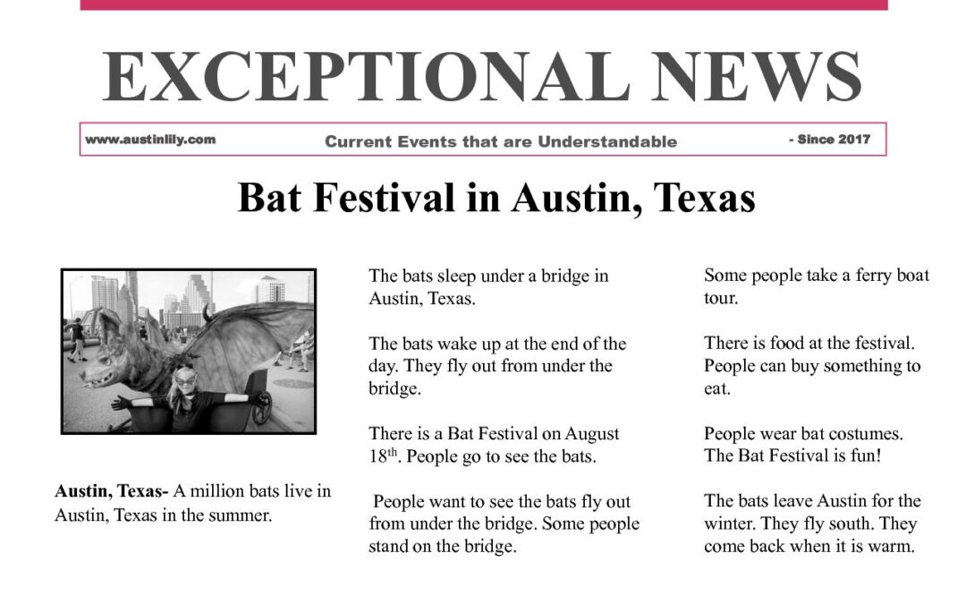 Bat Fest newspaper