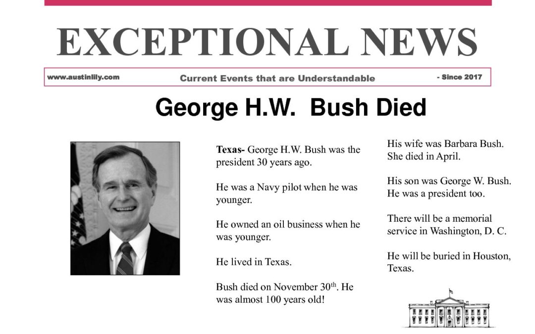 Bush newspaper