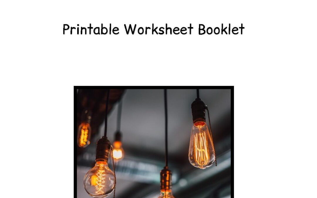 Edison Light Bulb Worksheets
