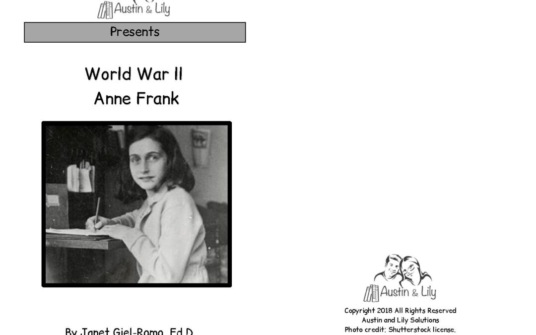 L Anne Frank Book BW