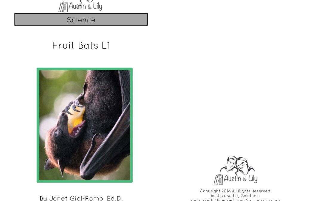 L Bats eat fruit