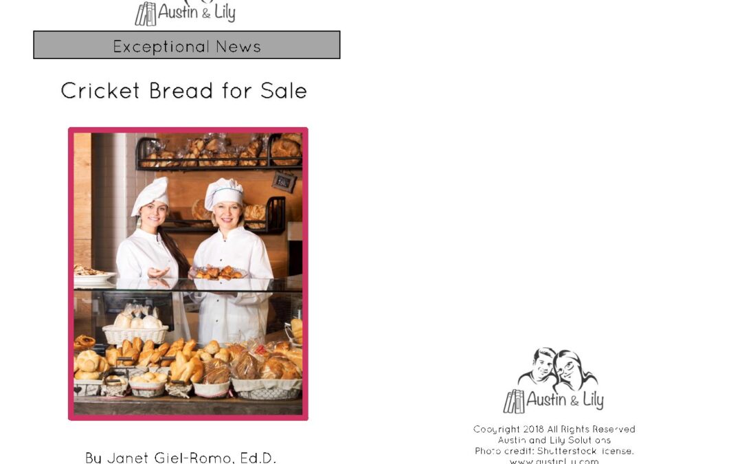 L Book News Cricket Bread