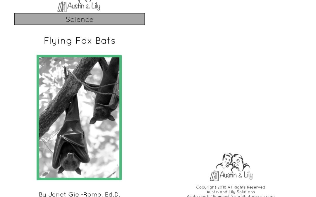 L Flying Fox Bats BW