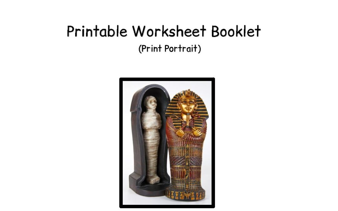 Mummies Worksheets