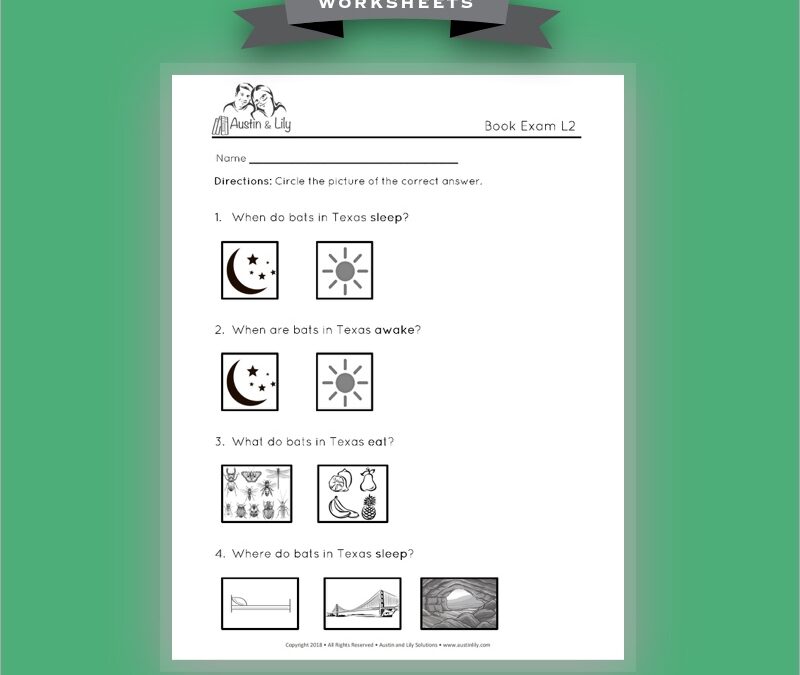 bats in texas worksheet 2