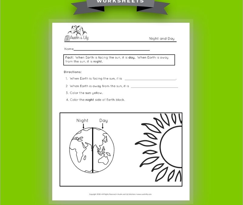 earth rotation worksheet 1