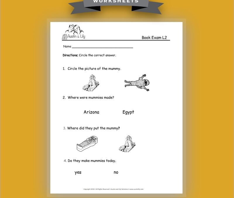 egyptian mummies worksheet 2