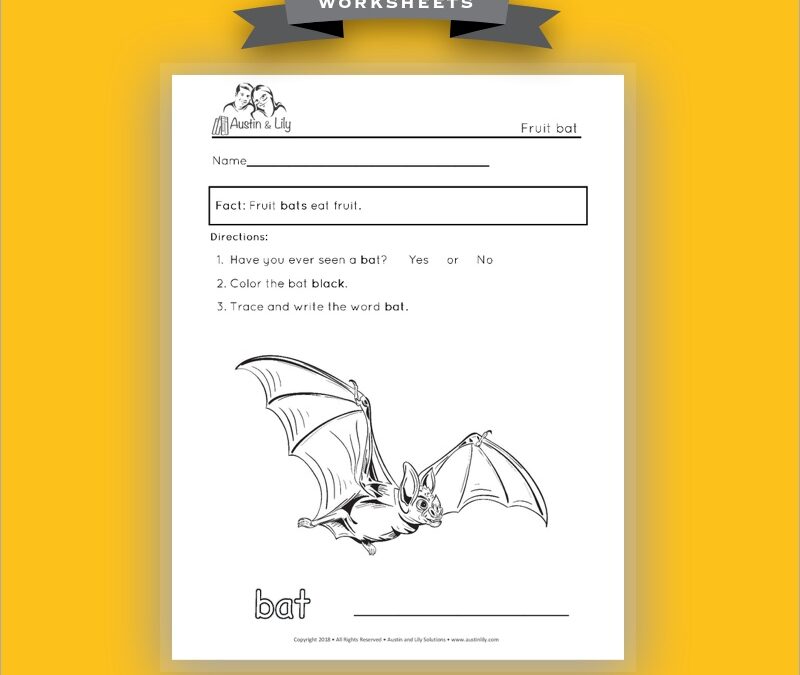 fruite bats l1 worksheet 1