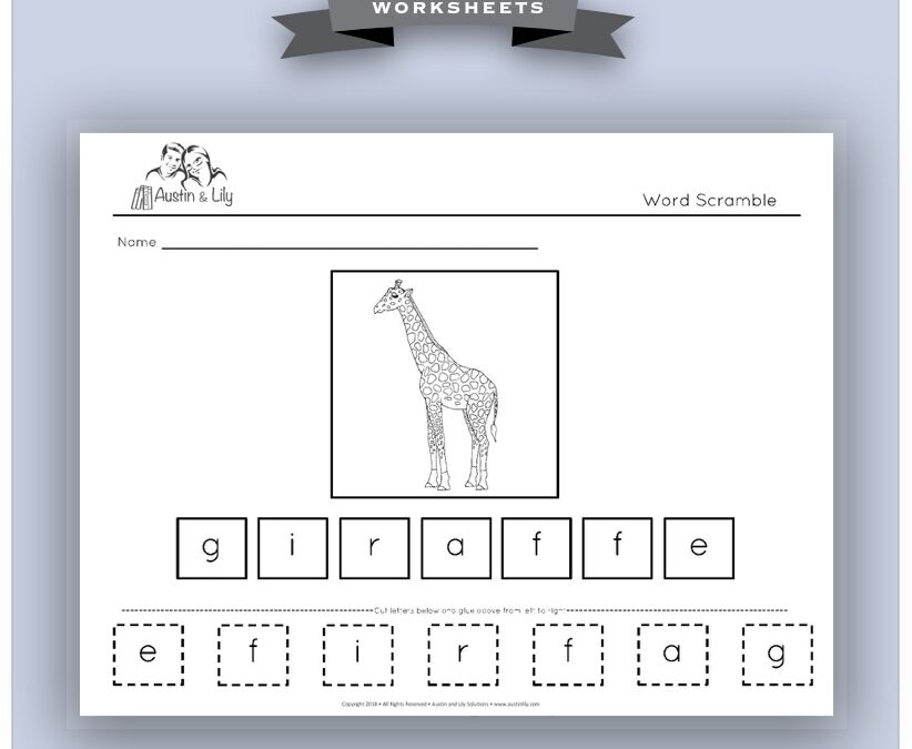 giraffe worksheets 4