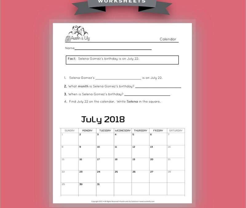 selena gomez worksheet 1