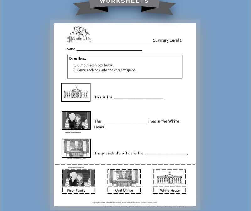 white house worksheets 1